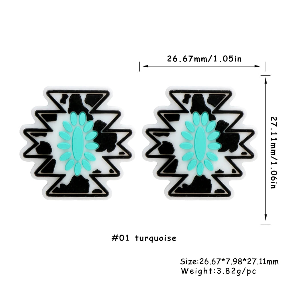 Kovict 5/10Pcs New Focal Silicone Beads Easter Series Bead For Jewelry Making DIY KeyChain Bracelet Necklace Pen Accessories