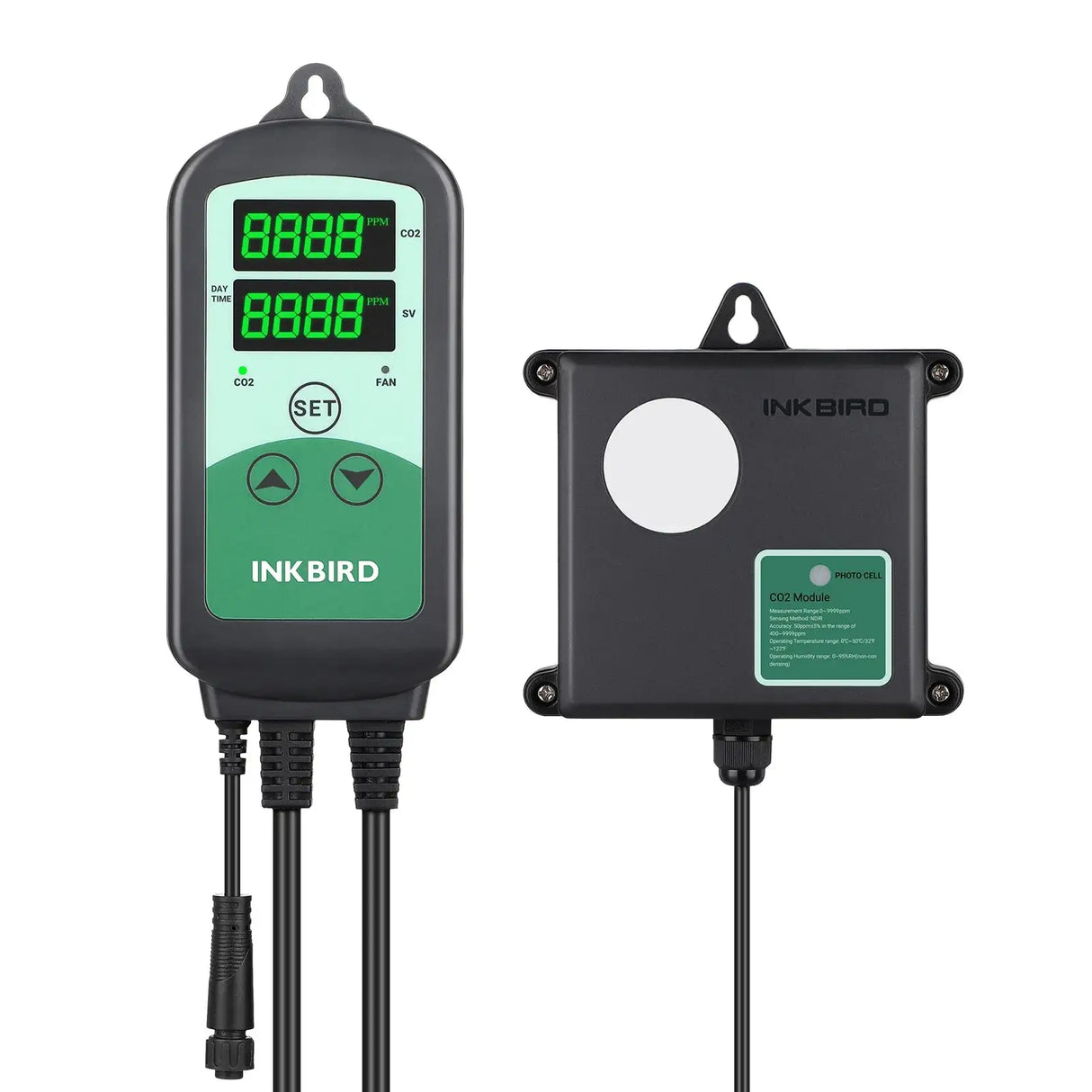 INKBIRD ICC-510 CO2 Controller Day and Night Smart Carbon Dioxide Controller with High and Low CO2 Alarm for Grow Room,Grow Tent - Lootquake