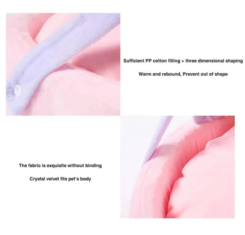 Cat House Bed Cute Cat Bed Rainbow Tent Pet Dog Sleeping Pad Winter Warm Deep Sleep Cat Nest Comfortable Breathable Cat House - Lootquake