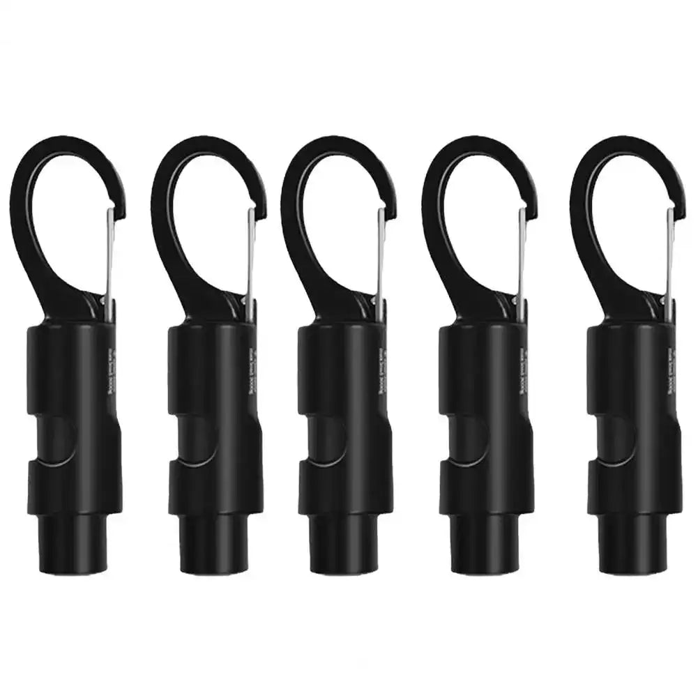 Multifunction Tent Rope Buckle Aluminum Alloy Tent Windproof Rope Hanger Portable Travel Kit Survival Buckles Tent Accessories - Lootquake