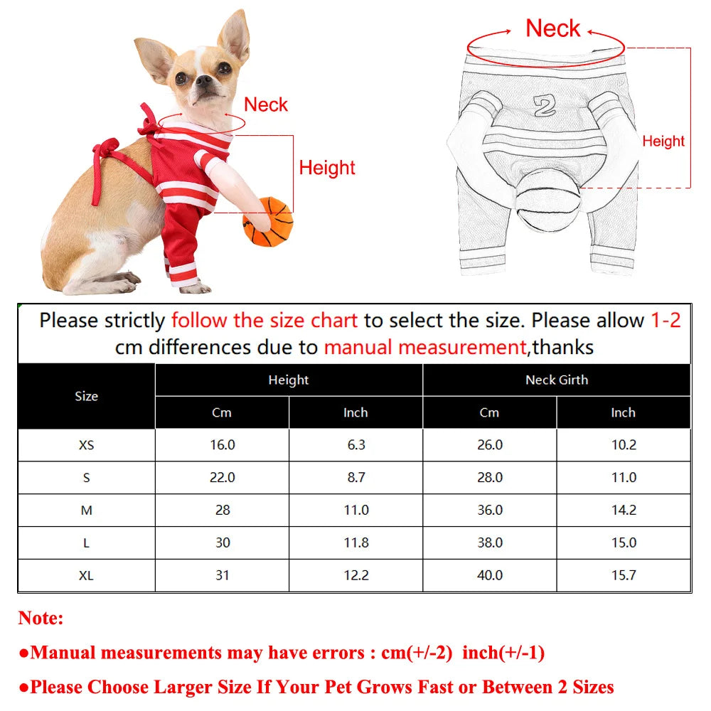 Halloween Dog Cosplay Costumes for Small Medium Big Dogs Cats Funny Dress Up Sports Clothes Beagle French Bulldog Pet Outfits