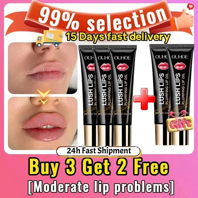 Lip Plumper Oil Instantly Volumising Increase Lip Elasticity Long-lasting Moisturizing Lush Lip Plumper Gloss Sexy Beauty Makeup