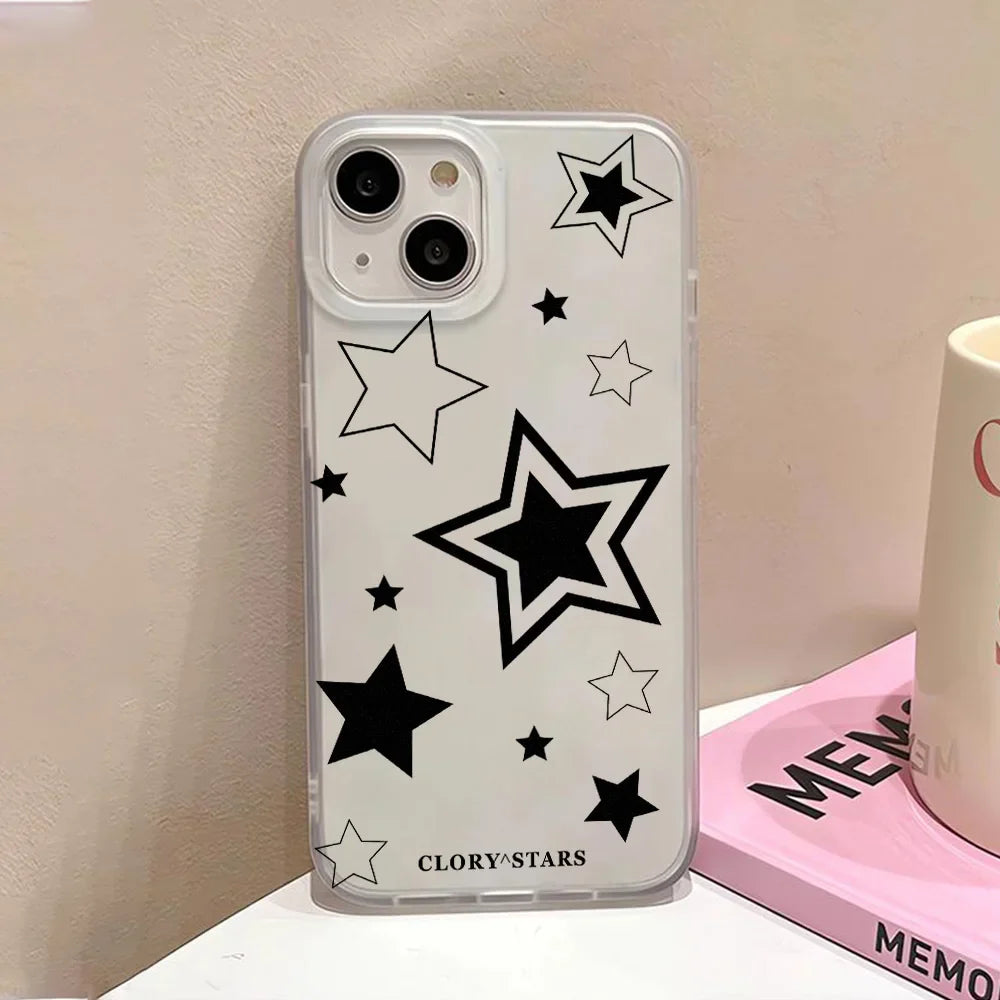 Funda para iPhone con estampado de leopardo negro