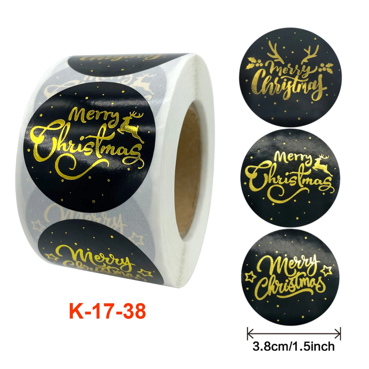 1.5 Inch Happy Easter Rabbit Stickers Sealing Bunny Thank You Sticker Roll for Gift Packging Decor School Stationery Supplies - Lootquake