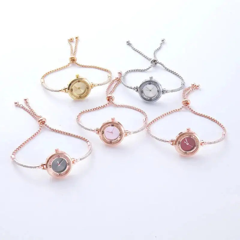 Fashion Luxury Women's Watch Gold Fine Strap Ladies Watch For Bracelet Montre Femme Female Wrist Watch Women Clock Relojes - Lootquake