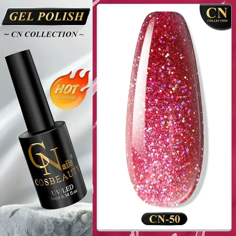 Esmalte de uñas CNails sin necesidad de limpiar, capa superior de gel transparente, capa base de gel, barniz de secado rápido, capa superior UV/LED, accesorios para decoración de uñas, esmalte de uñas mate