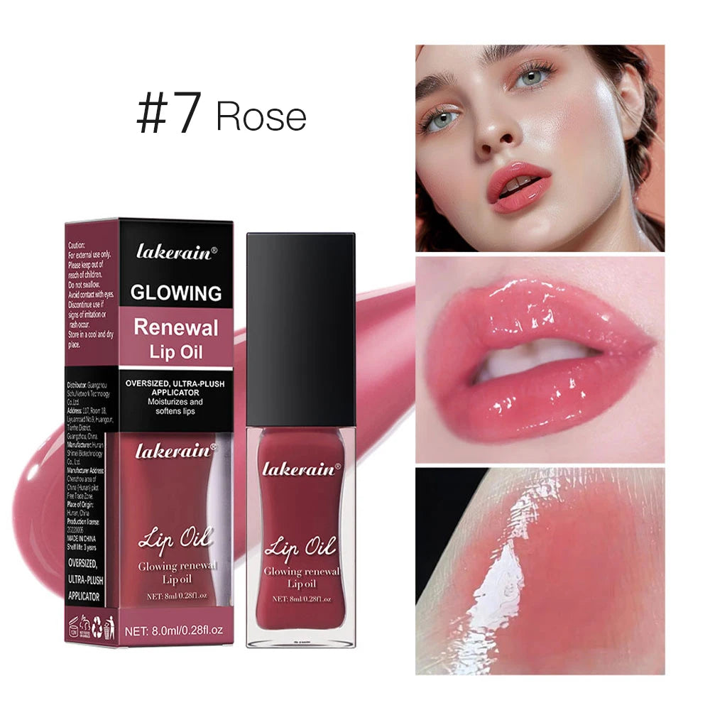 Elf Lip Oil Transparent Ice Velvet Lip Glaze Matte Matte Pigment Lipstick Lip Gloss Student Affordable Makeup 7Colors Lip Oil