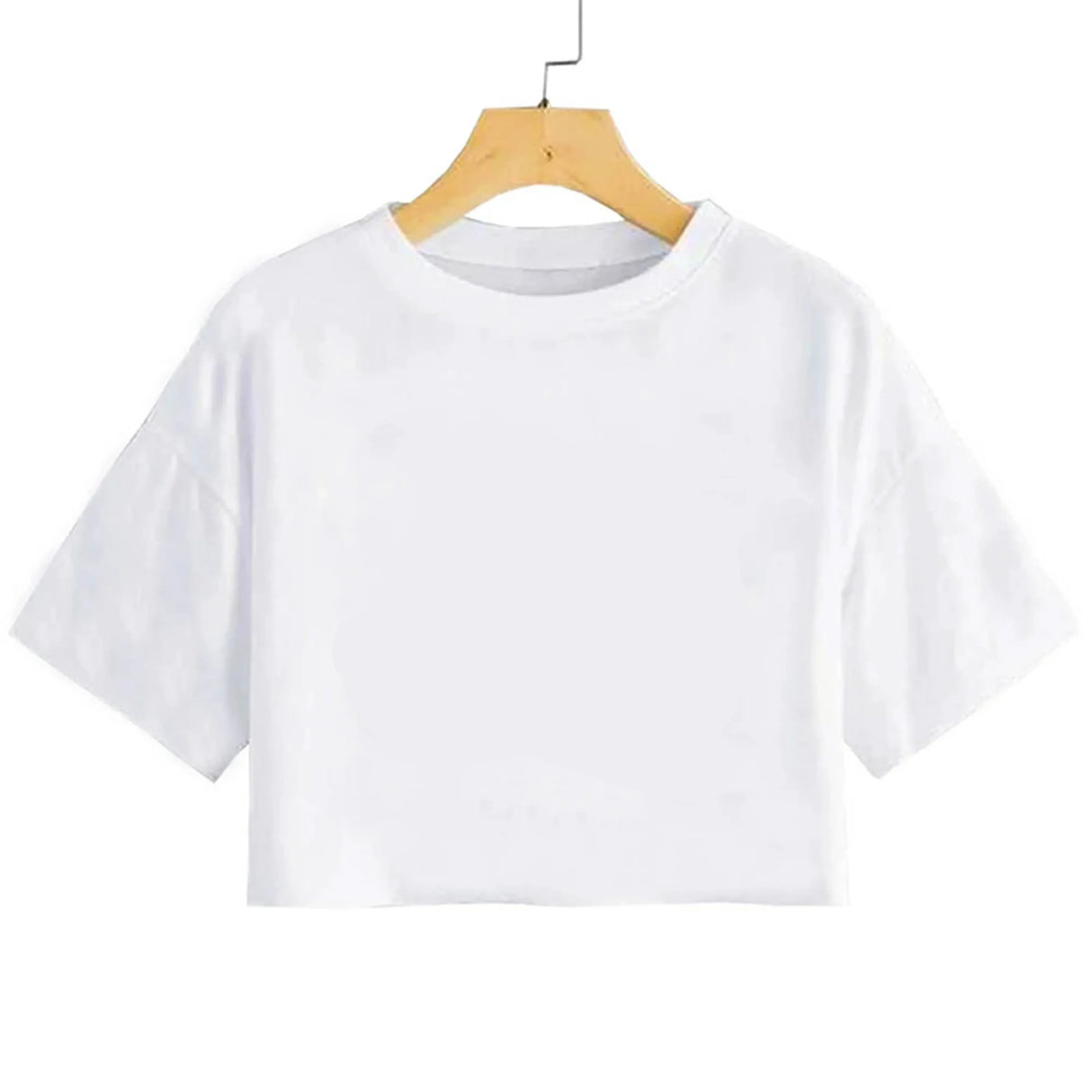 Simple Red Spider Printing Crop Tops Summer Street Fashion Women's Slim-fit T-Shirt Comfortable Soft High Elastic Female Clothes - Lootquake