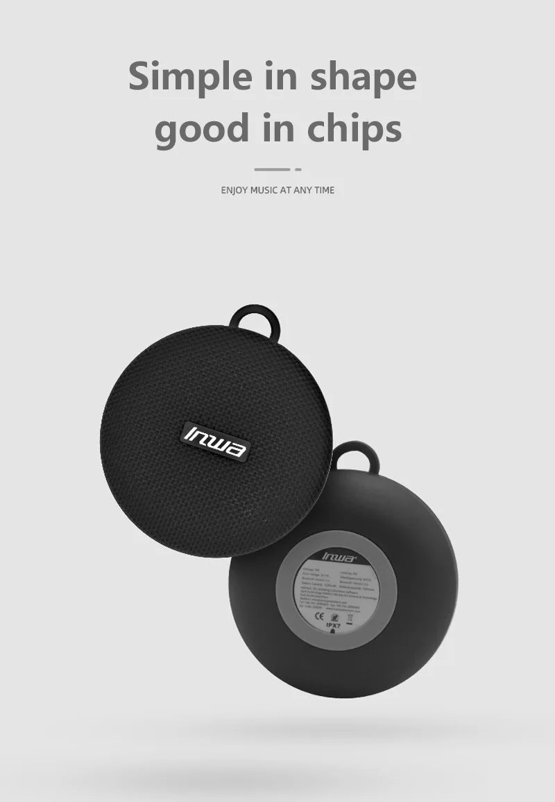 Caja de sonido inalámbrica portátil con Bluetooth para bicicleta con soporte para altavoz de manillar, subwoofer impermeable para scooter al aire libre