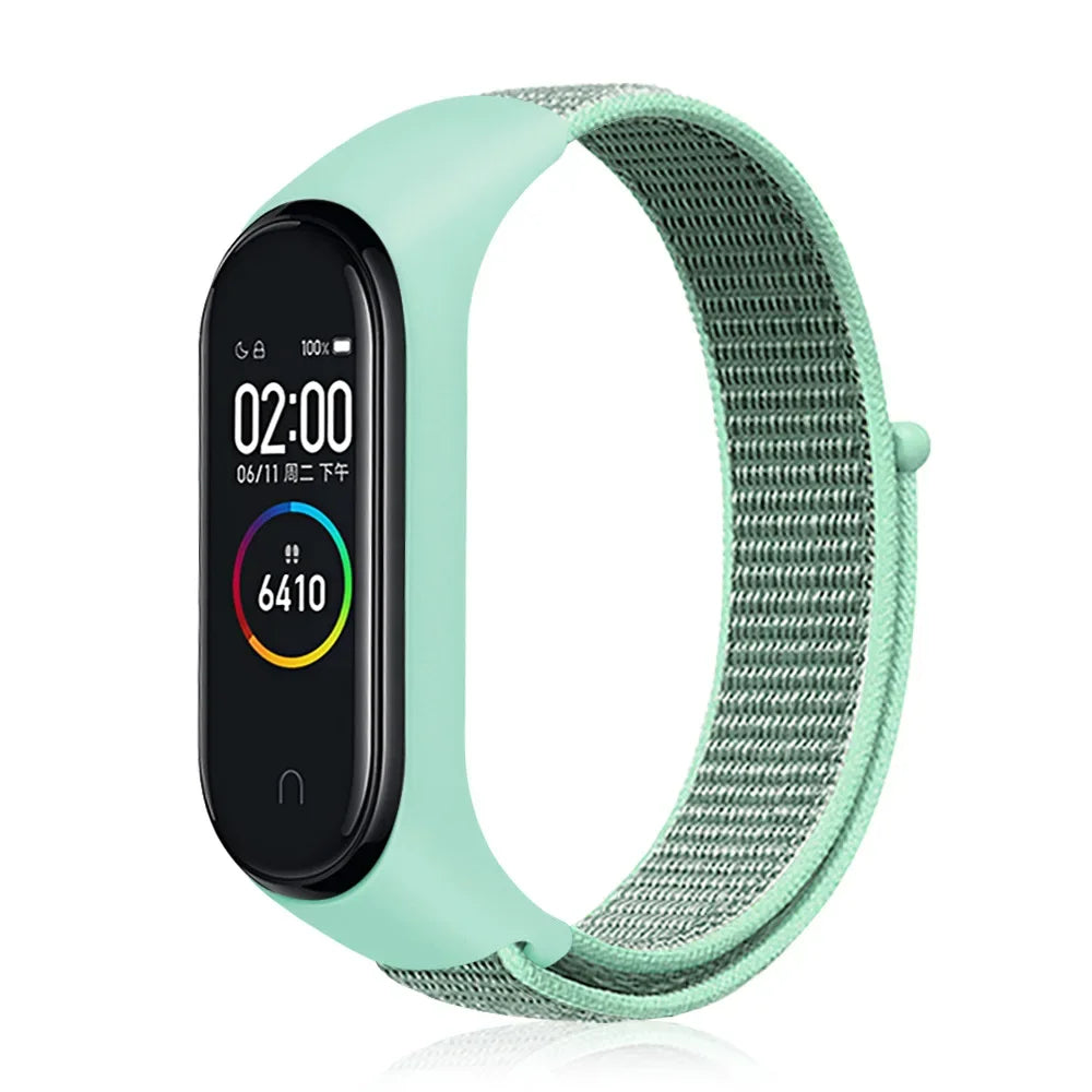 Correa de nailon para Xiaomi Mi Band 7-7 NFC, repuesto de pulsera deportiva para Mi Band 7, 6, 5, 3 y 4