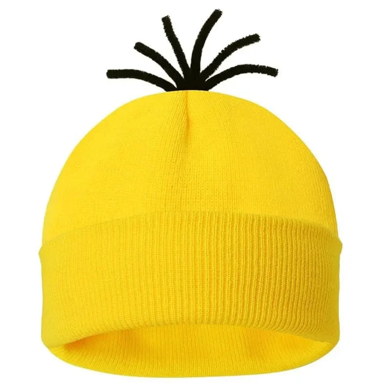 Halloween Cosplay Costumes Small Yellow Hat Knitted Hat Gloves Cos Suit Props Party Show Parent-child Gift Novelty Glasses Kids