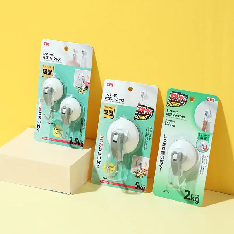 Organizador de almacenamiento para el hogar con gancho de succión y potencia de vacío fuerte con estilo único