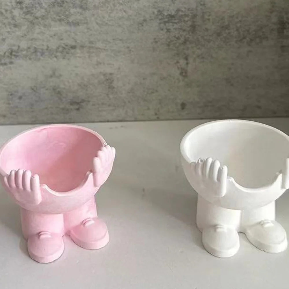 Easter Egg Cup Holders Mold DIY Drip Glue Gypsum Cement Silicone Mould Egg Jewelry Necklace Storage Tray Mold Home Decor - Lootquake