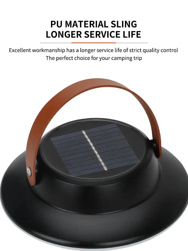 Solar High Power LED Camping Light 3 Modes Rechargeable Portable Lanterns Outdoor Emergency BBQ Waterproof Tent Lighting Lamp - Lootquake