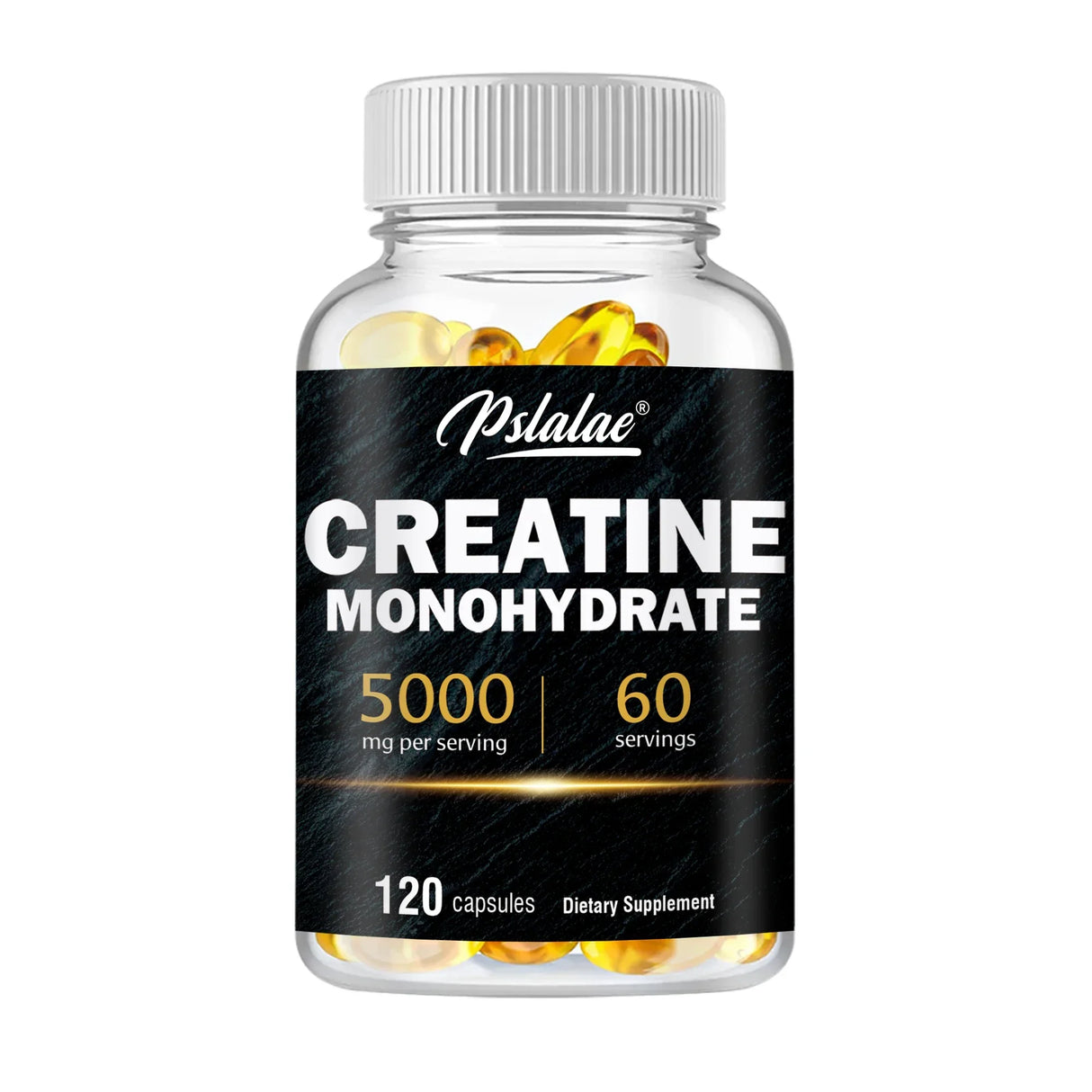Creatine Monohydrate - Build Muscle, Improve Athletic Performance, Improve Energy Endurance and Promote Recovery - 120 Capsules