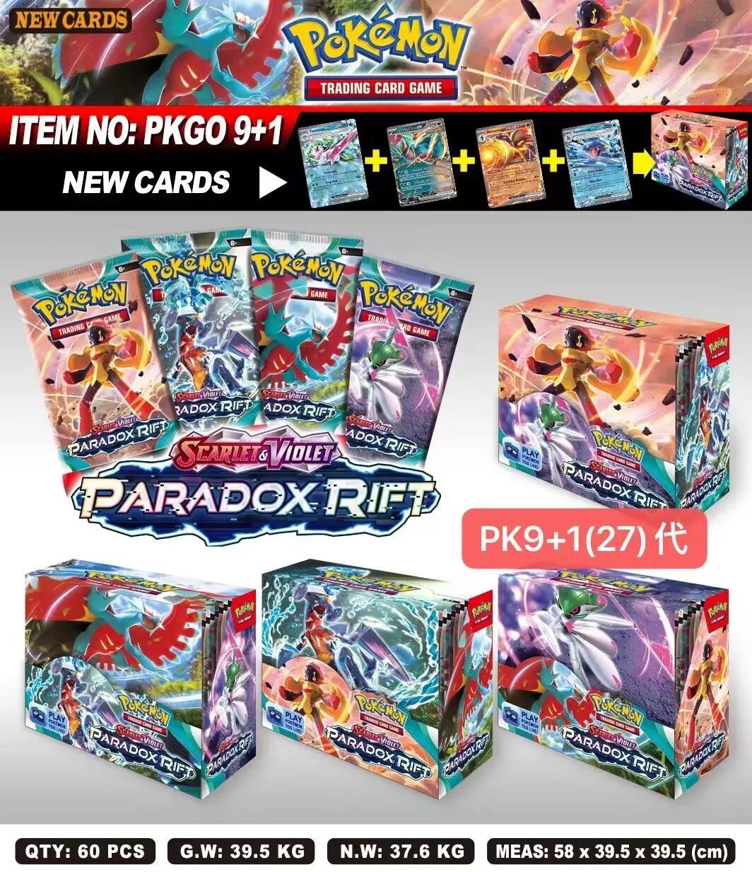 324 to 360 Piece Set Pokemon Cards Scarlet and Violet 151 Astral Radiance Evolutions Ultra Prism English Booster Battle Transaction Cards