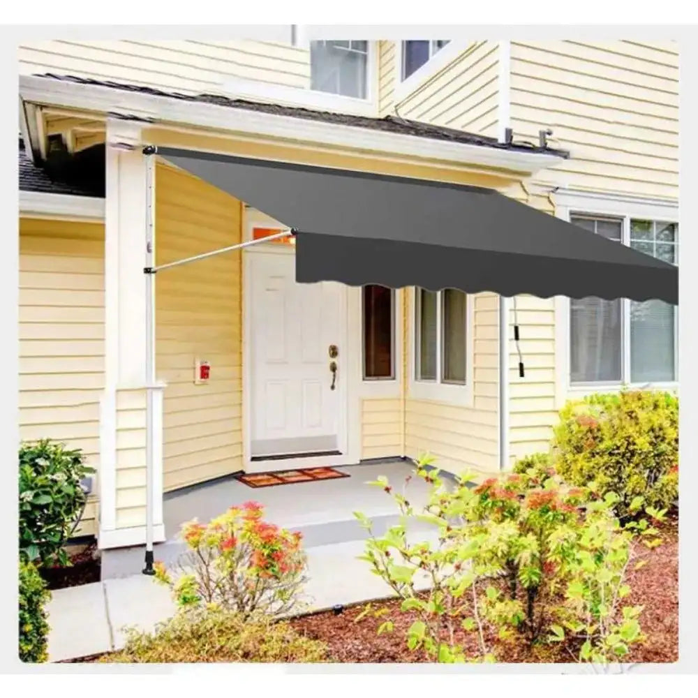 Awnings Rain and Snow Resistant UV Resistant Folding and Telescopic Canopy Tent Outdoor Garden Balcony Roof Courtyard Sunshade - Lootquake