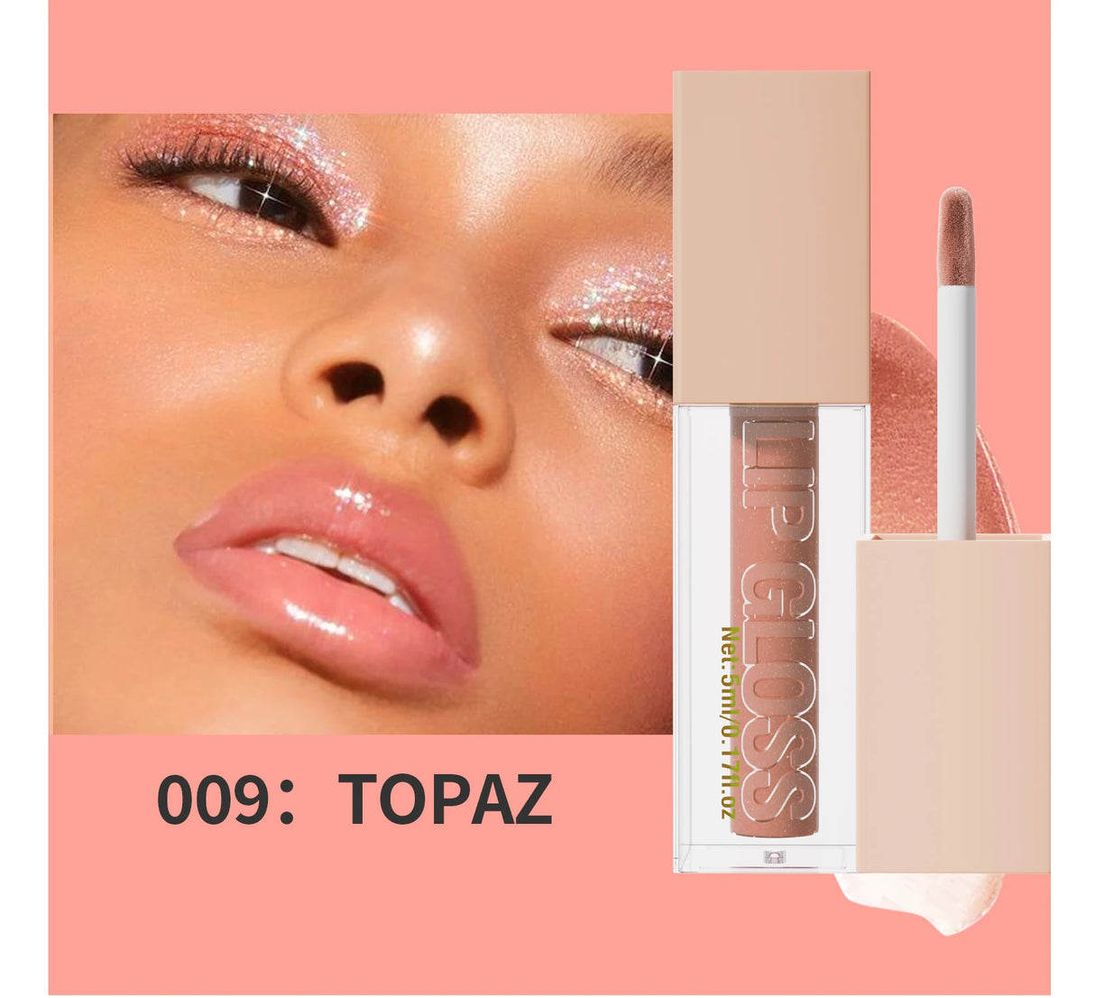 8 Color Non-stick cup Velvet Satin Gloss Lip glaze Mist Liquid matte lipstick Waterproof long-lasting color liquid