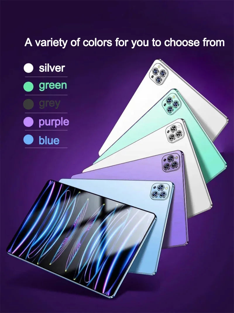 Tablette originale Pad 8 Pro 10,1 pouces Android 13 Global Snapdragon 8gen2 16 Go + 1024 Go 10 000 mAh 5G Double SIM Wi-Fi HD Plein écran