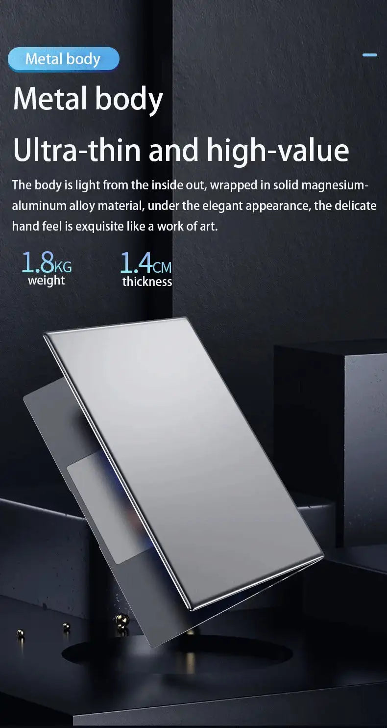 2024 New Ultraslim Dedicated Gaming Laptop 15.6 Inch Intel Core i7-1260+MX550 4Gvideo NVIDIA RAM Fingerprint office Notebook - Lootquake