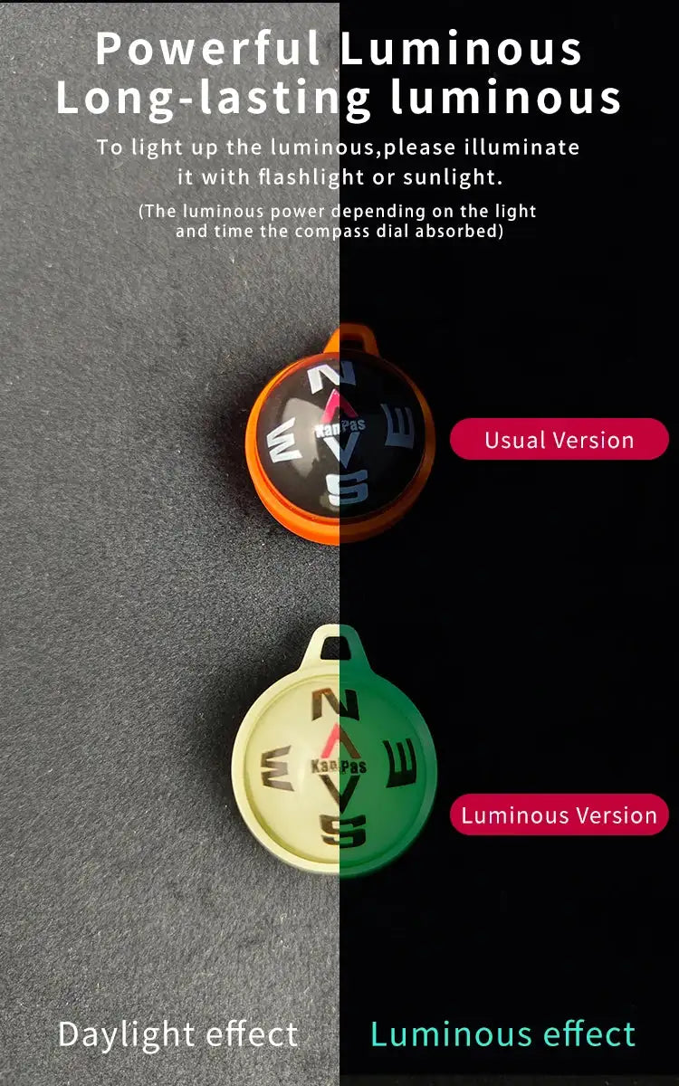 Kanpas Outdoor compass ball/ Mini innovative Compass ball for camping, backpacking, hiking/ EDC-V20 - Lootquake