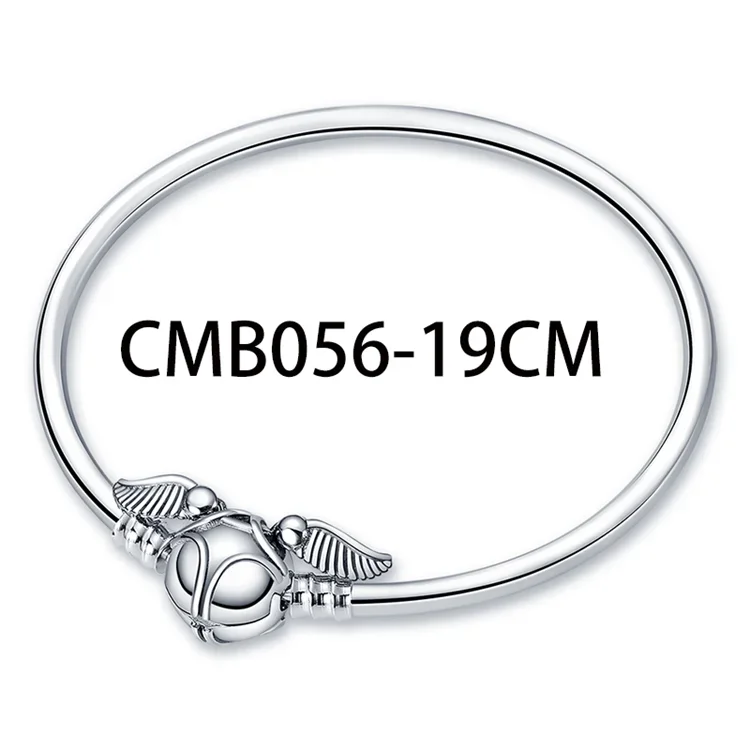 MINISO Charms Perles en argent sterling 925 pour bracelets Harry Potter originaux 3 mm, pendentifs pour femmes, bijoux à faire soi-même, cadeaux