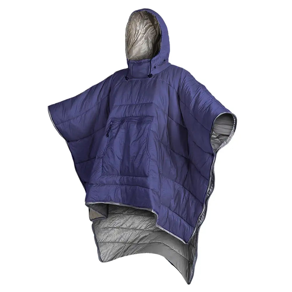 Outdoor Wearable Cloak Sleeping Bag Portable Warming Sleeping Bag Light-weight Cotton Sleeping Bag for Winter Camping Travel - Lootquake