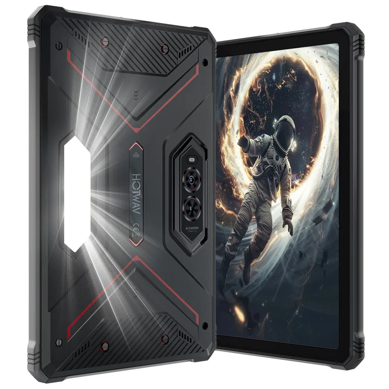 Tablette robuste HOTWAV R9 Pro 11 pouces FHD+ 2K, batterie de 20 080 mAh, Android 14, 6 Go, 256 Go, appareil photo, 4G, version internationale