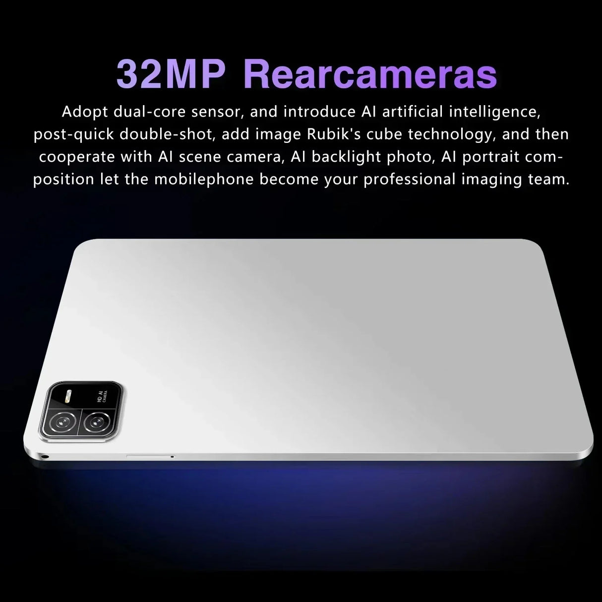 Tablette PC HD4K Pad 6 Pro originale de 2024 pouces, Android 13, 12 Go + 512 Go, 10 000 mAh, Snapdragon 888, Bluetooth, WiFi