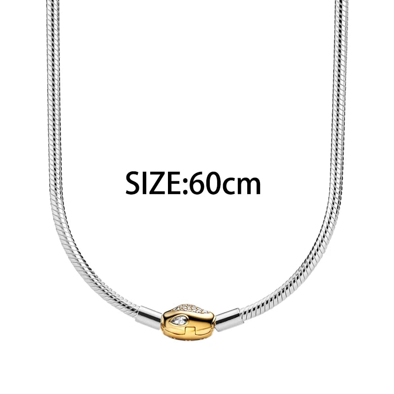 Pendentif Saint-Valentin en argent 925, motif serpent, adapté aux bracelets originaux en argent sterling 925 pour femmes, bijoux à faire soi-même, cadeau