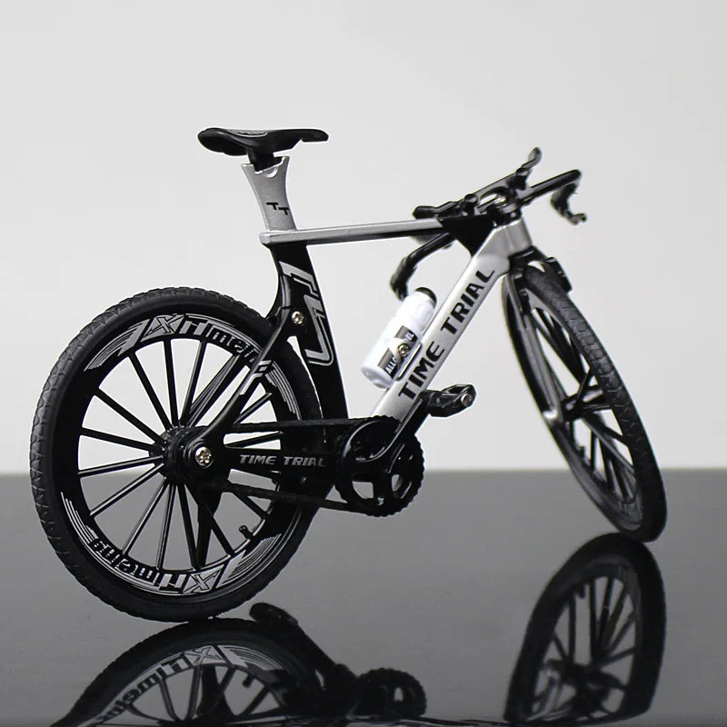 Creative Alloy Bicycle Model Ornament Mini Metal Bike Toy Collectible