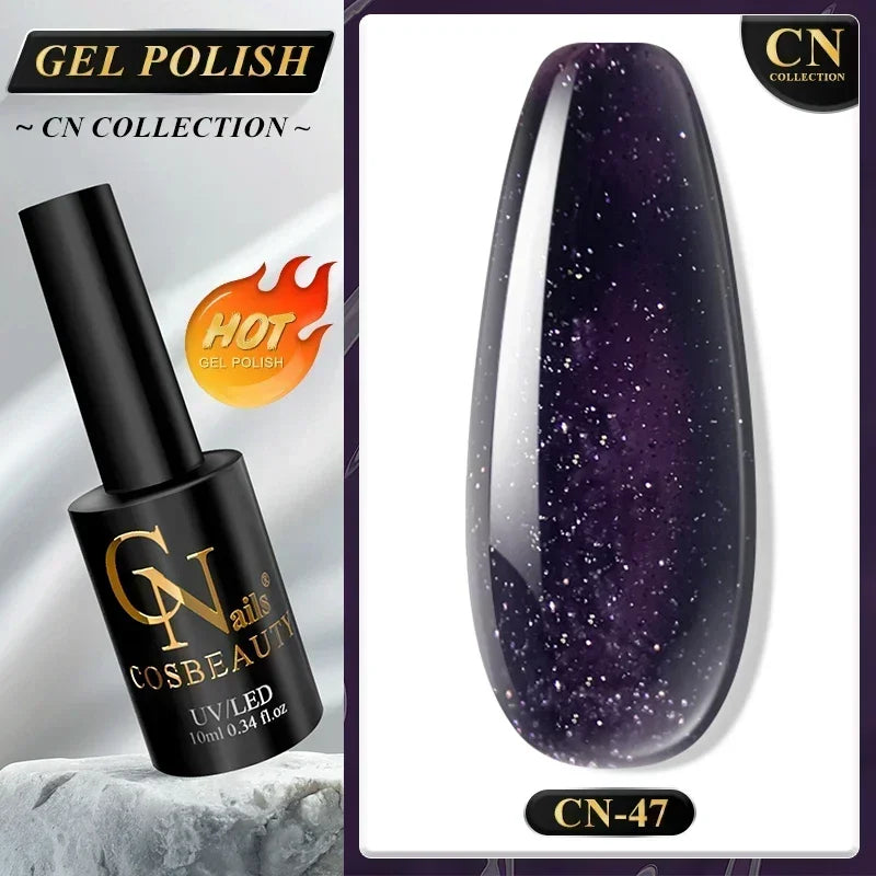 Esmalte de uñas CNails sin necesidad de limpiar, capa superior de gel transparente, capa base de gel, barniz de secado rápido, capa superior UV/LED, accesorios para decoración de uñas, esmalte de uñas mate