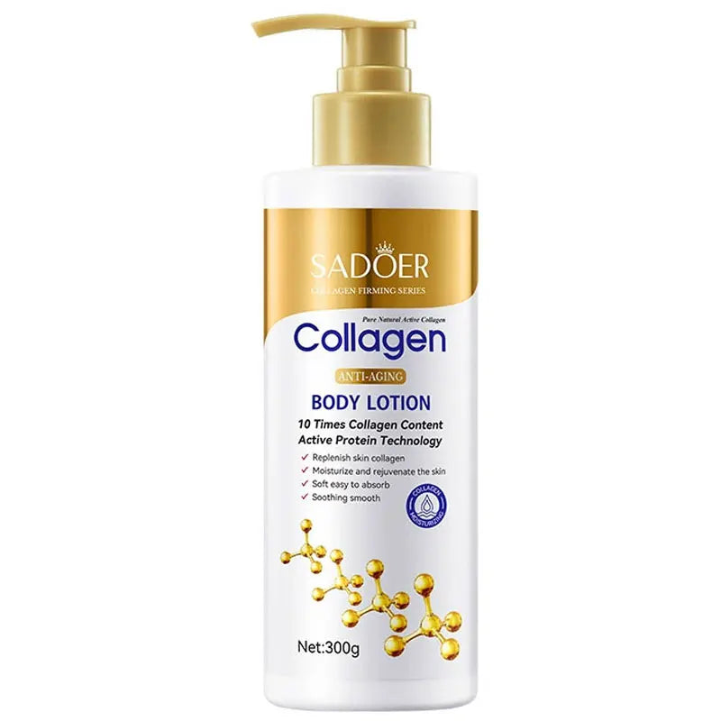 Collagen Milk Bleaching Face Body Cream Whitening Skin Moisturizing Lotion Lightening Care