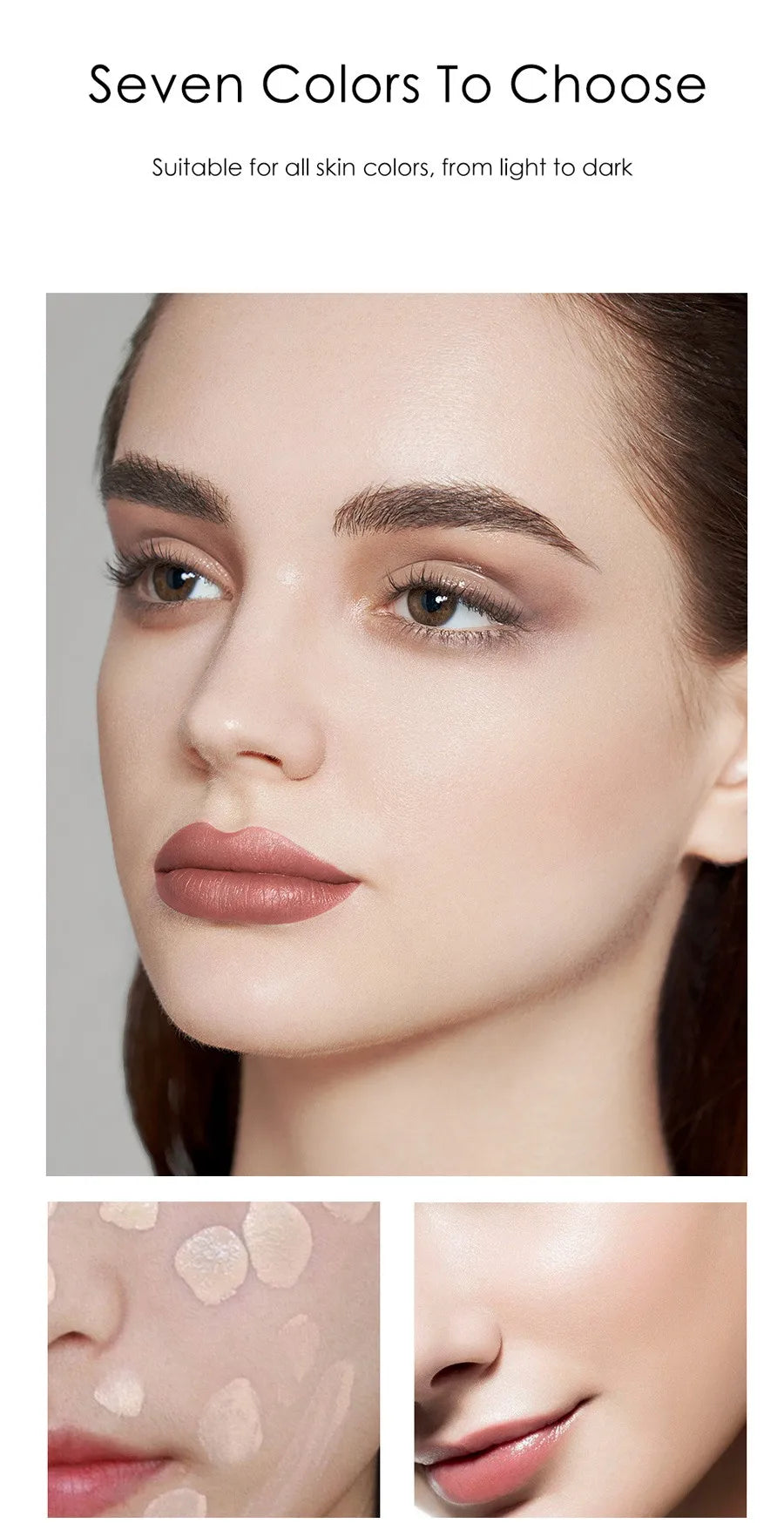 TLM TUM Base de maquillaje líquida profesional, cobertura total, corrector facial, resistente al agua, ilumina, cubre ojeras, 30 ml