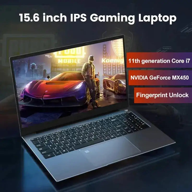 12th Gen i7 i5 15.6 Inch IPS Gaming Laptop i9 10880H i7 1260P NVIDIA MX550 2G NVMe Windows 11/10 Fingerprint Ultrabook Notebook - Lootquake