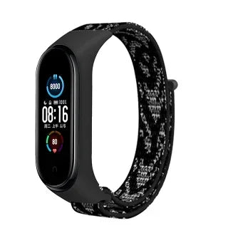 Bracelet For Mi Band 6 7 Strap Nylon Sport loop watch Belt Pulseira Correa Mi band 4 Wristband for xiaomi Mi band 5 4 3 Bracelet - Lootquake