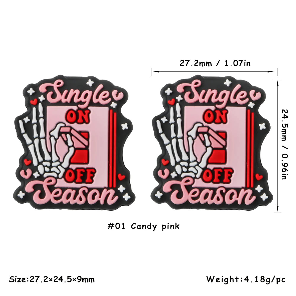 Kovict 5/10Pcs New Focal Silicone Beads Easter Series Bead For Jewelry Making DIY KeyChain Bracelet Necklace Pen Accessories - Lootquake