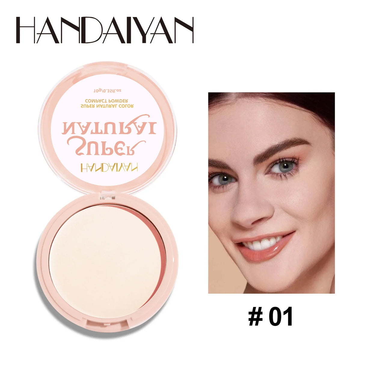 8 Colors Matte Face Pressed Powder 24 Hours Oil Control Natural Foundation Brightening Full Coverage Setting Powder Face Makeup