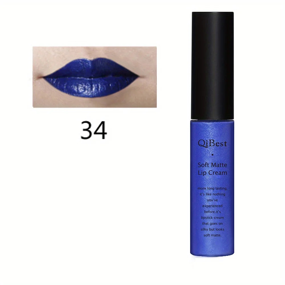 Rouge à lèvres mat et volumateur luxueux – Waterproof, longue tenue, 20 teintes variées | Cadeau idéal pour la Saint-Valentin