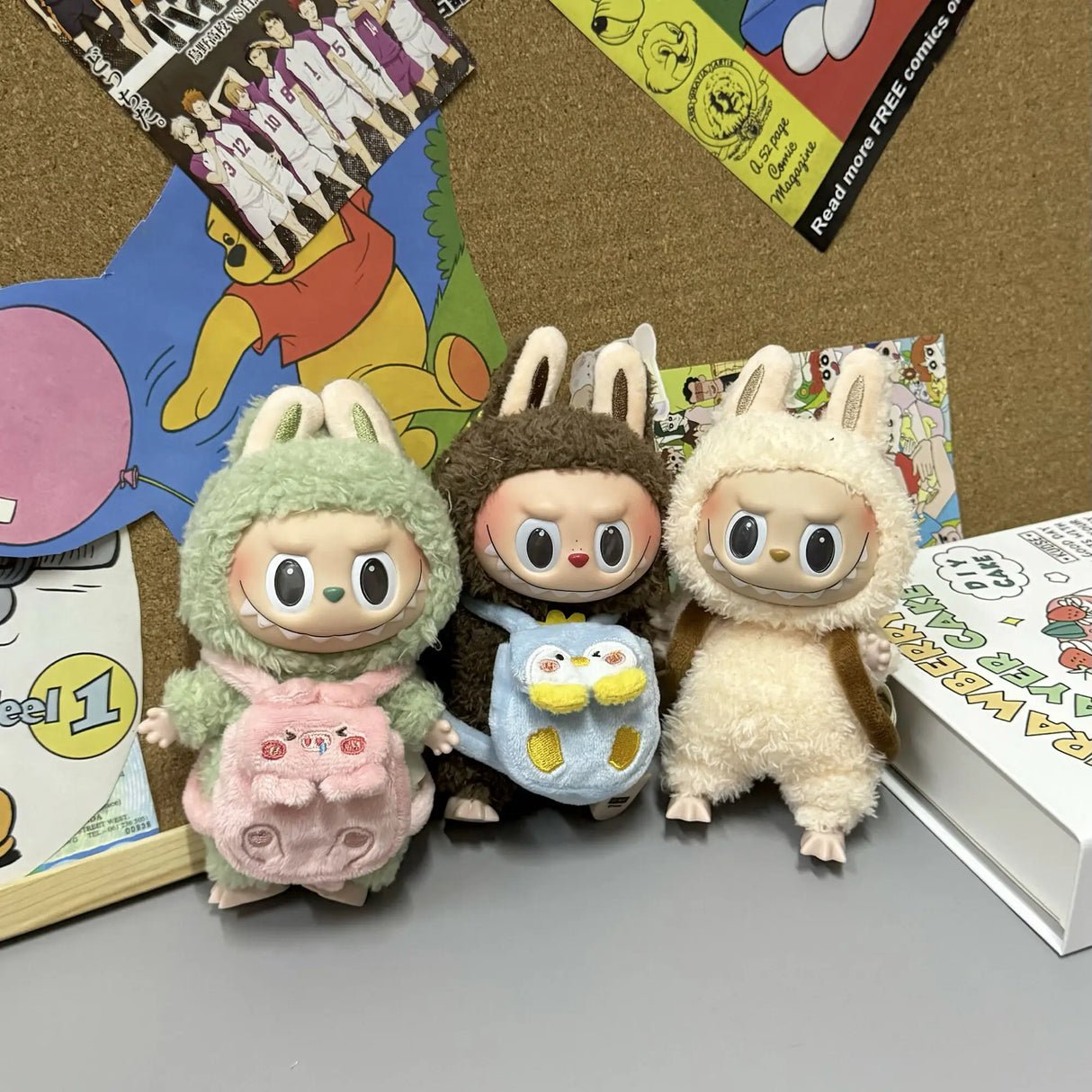 Animal Style 17Cm Labubu Backpack Hand-made Clothes Matching Doll Backpack Multiple Styles Replacement Doll Clothing Accessories - Lootquake