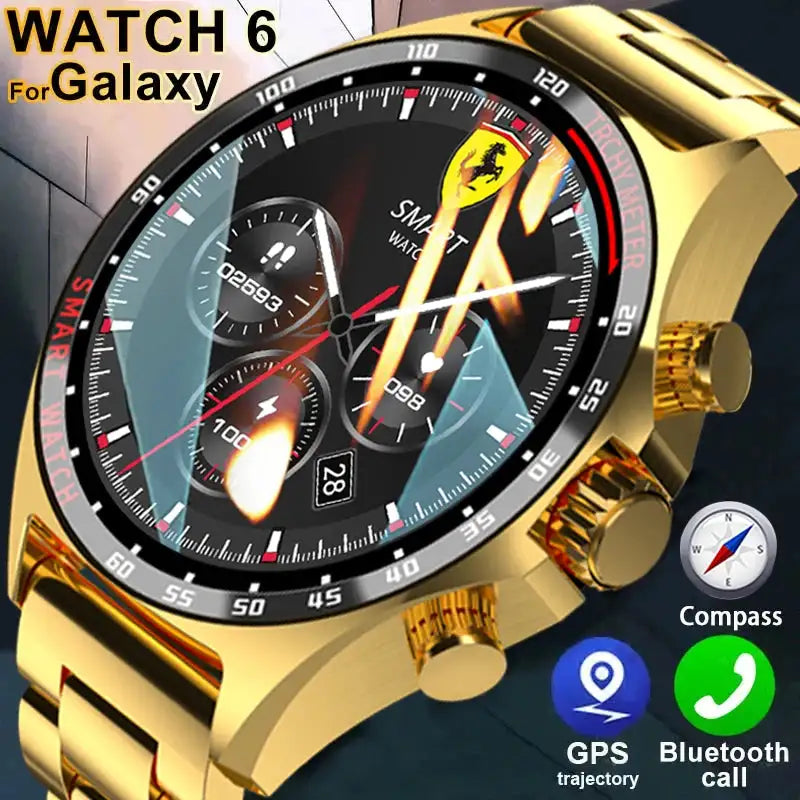 2024 New Outdoor Sports GPS Smart Watch Men Bluetooth Call HD Smartwatch Health Monitoring Compass IP68 Waterproof Watches Men - Lootquake