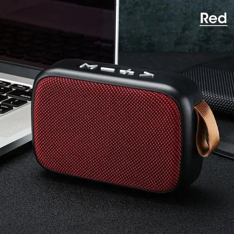 Altavoz Bluetooth inalámbrico para teléfono móvil, subwoofer, anunciador de voz de pago de alto volumen, altavoz pequeño con ranura para tarjeta