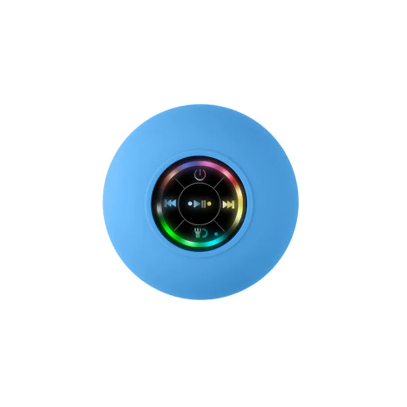 Mini enceinte Bluetooth étanche pour salle de bain, sans fil, avec éclairage RVB, pour téléphone, barre de son, mains libres, pour voiture