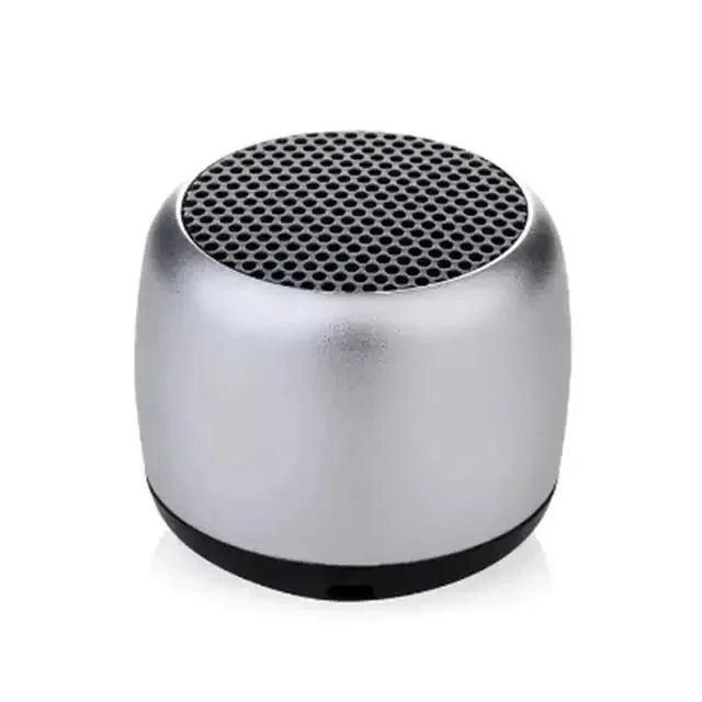 Mini altavoz Bluetooth con sonido HD y graves, el altavoz inalámbrico más pequeño para teléfono, PC y tableta con botón para selfies y función de llamada.