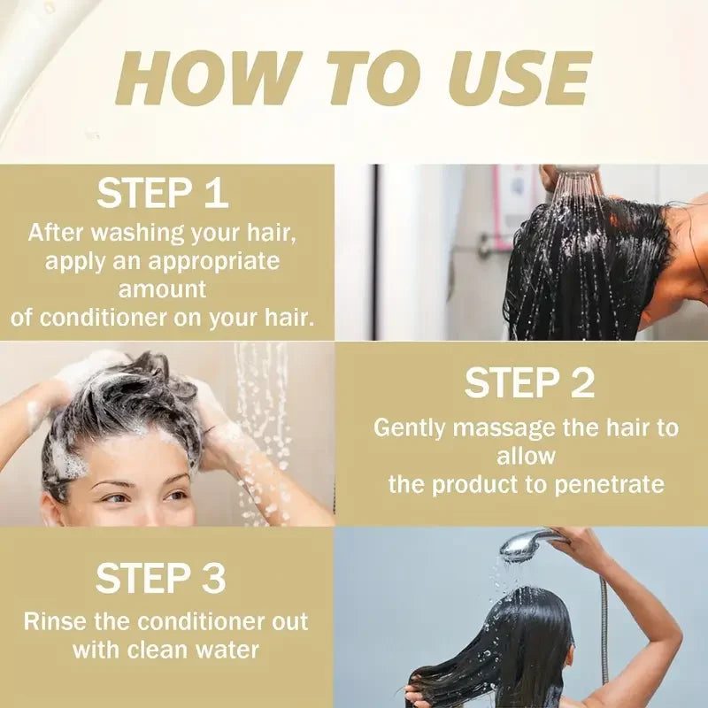 100g Collagen Keratin Care Hair Mask Reduce Dryness Frizz Prevent Hair Splitting Soften Oil Control Moisturizer Conditioner