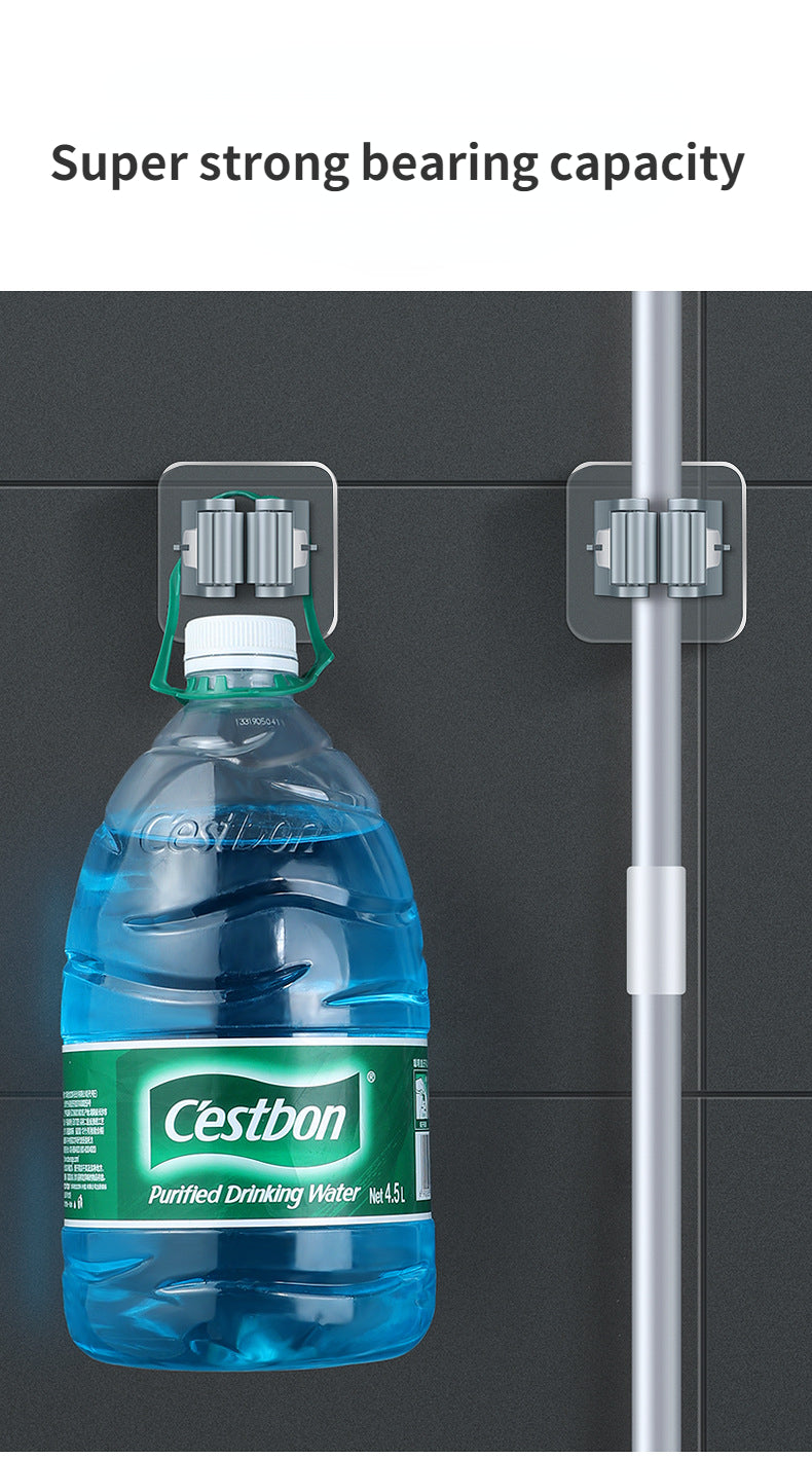 Lot de 2 ou 4 supports de rangement pour salle de bain, ventouses, crochets sans traces, fixation murale, support pour balai, étanche