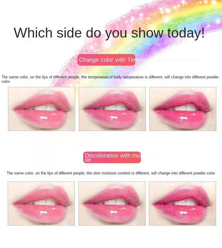 Rouge à lèvres sexy et pulpeux, brillant à lèvres transparent, baume à lèvres fruité arc-en-ciel, teinte brillante pour les lèvres, base de maquillage pour la bouche, rouge à lèvres, maquillage tendance