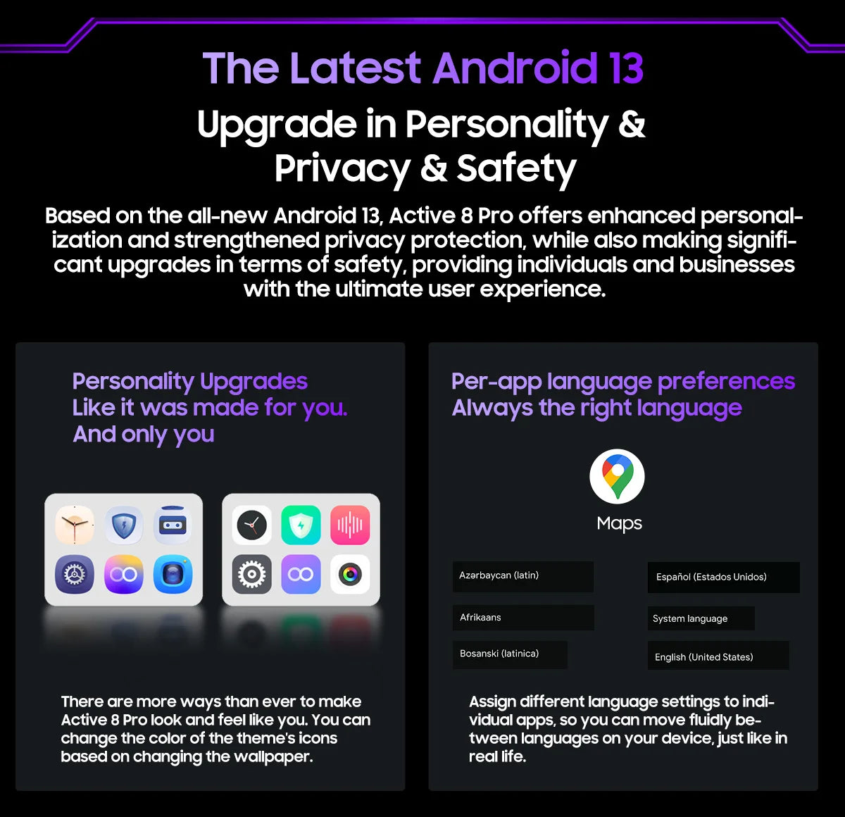 Tablette PC Blackview Active 8 Pro 16 Go 256 Go Batterie 22 000 mAh Android 13 Écran 2,4 K 10,36 pouces Caméra 16 Mpx + 48 Mpx Tablette robuste