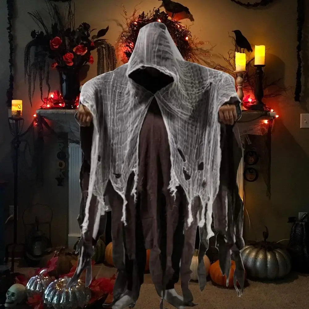 Halloween Cape Unisex Halloween Ghost Dementors Cosplay Costume Horror Dress Up Cape Halloween Horror Costume Cloaks Props