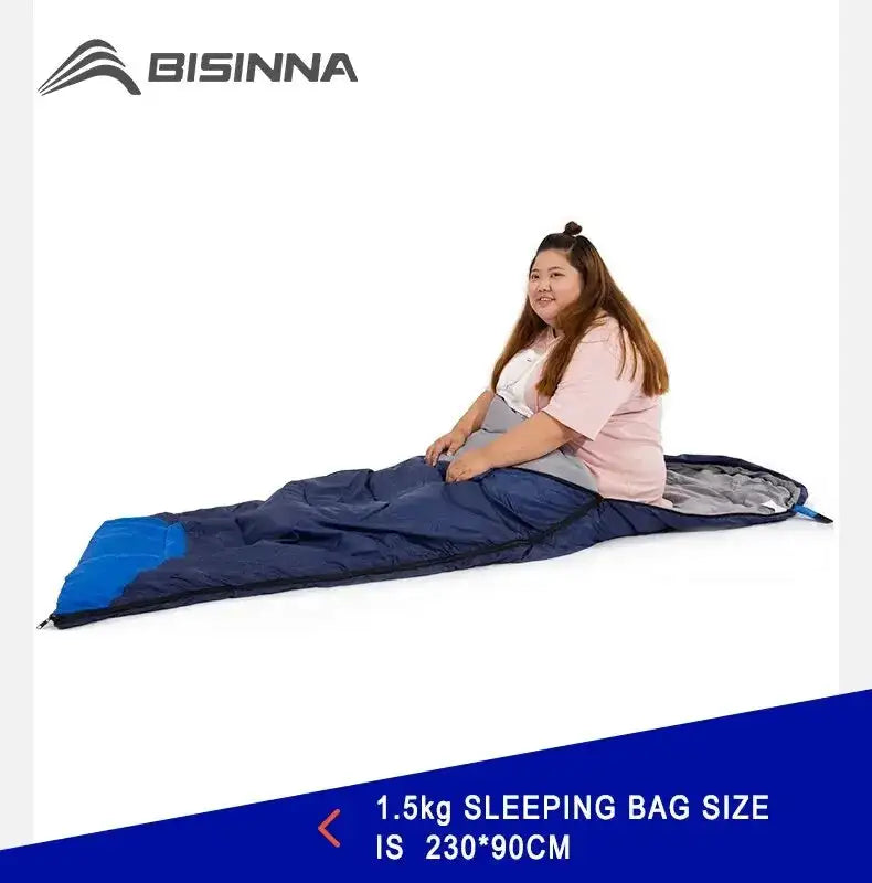 BISINNA Camping Sleeping Bag Ultralight Waterproof Winter Warm Envelope Backpacking Sleeping Bags for Outdoor Traveling Hiking - Lootquake
